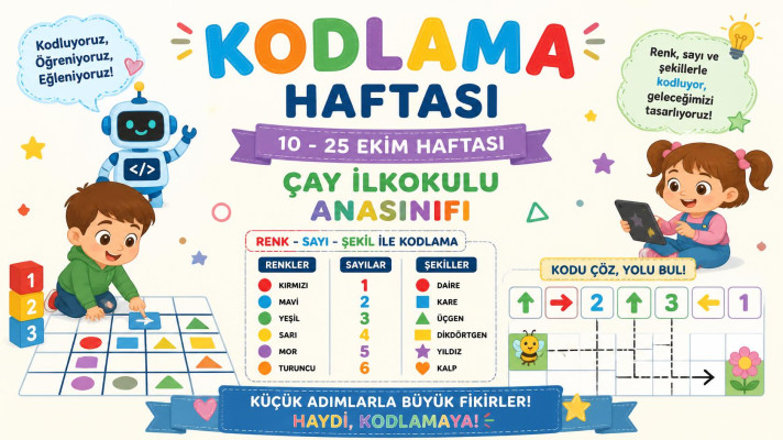 RENK-SAYI-ŞEKİL İLE KODLAMA